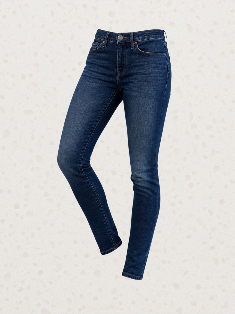 Vintage Levi’s Classic Dark Blue Women's Jeans - Comfortable Slim Fit